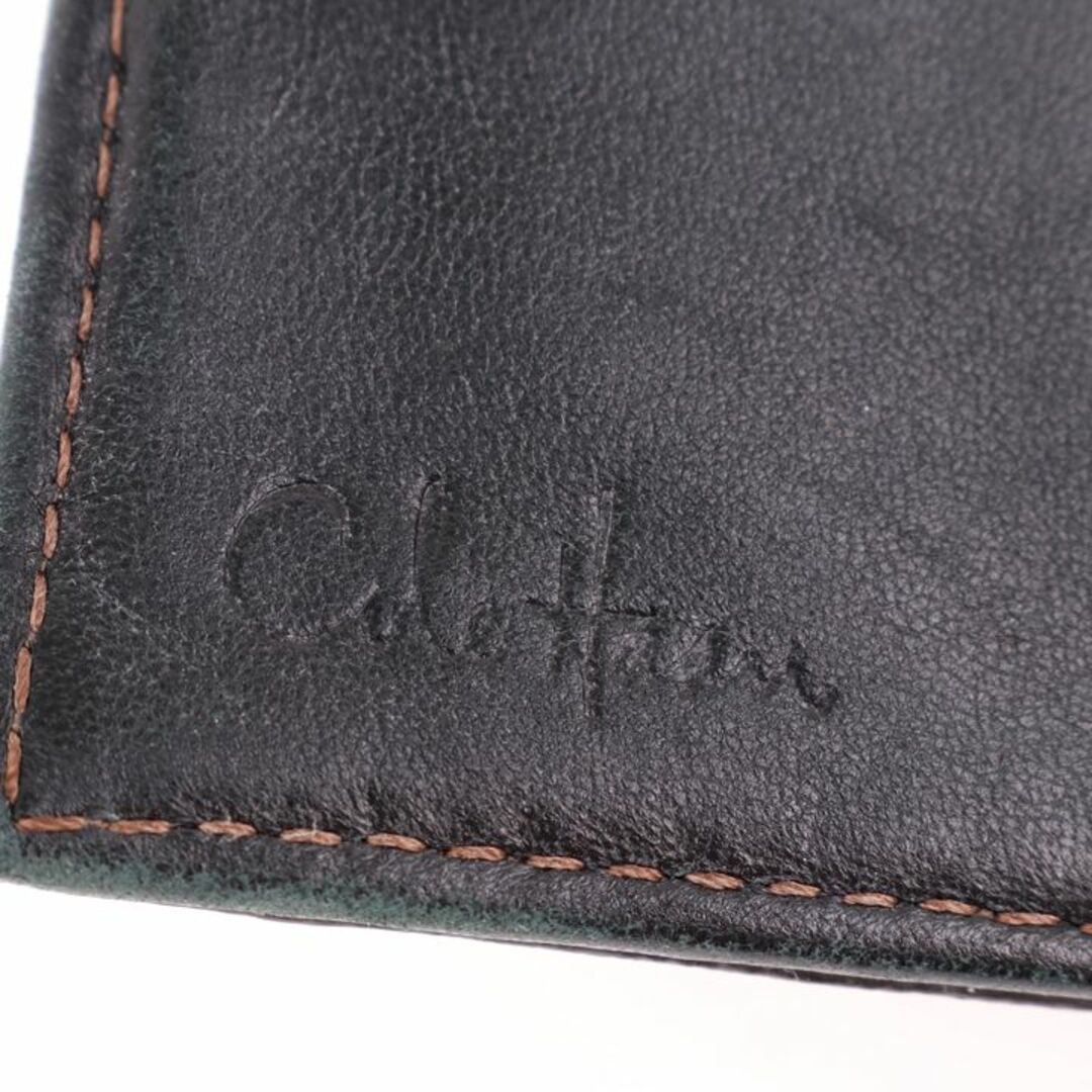 Cole Haan(コールハーン)のコールハーン 二つ折り財布 本革 レザー 小銭入れあり ブランド ウォレット メンズ ブラック COLE HAAN メンズのファッション小物(折り財布)の商品写真