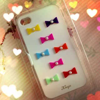 シップス(SHIPS)のkhaju♡リボンiPhoneケース(モバイルケース/カバー)