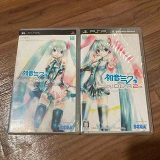 セガ(SEGA)のPSP 初音ミク -project diva-  2本セット(携帯用ゲームソフト)