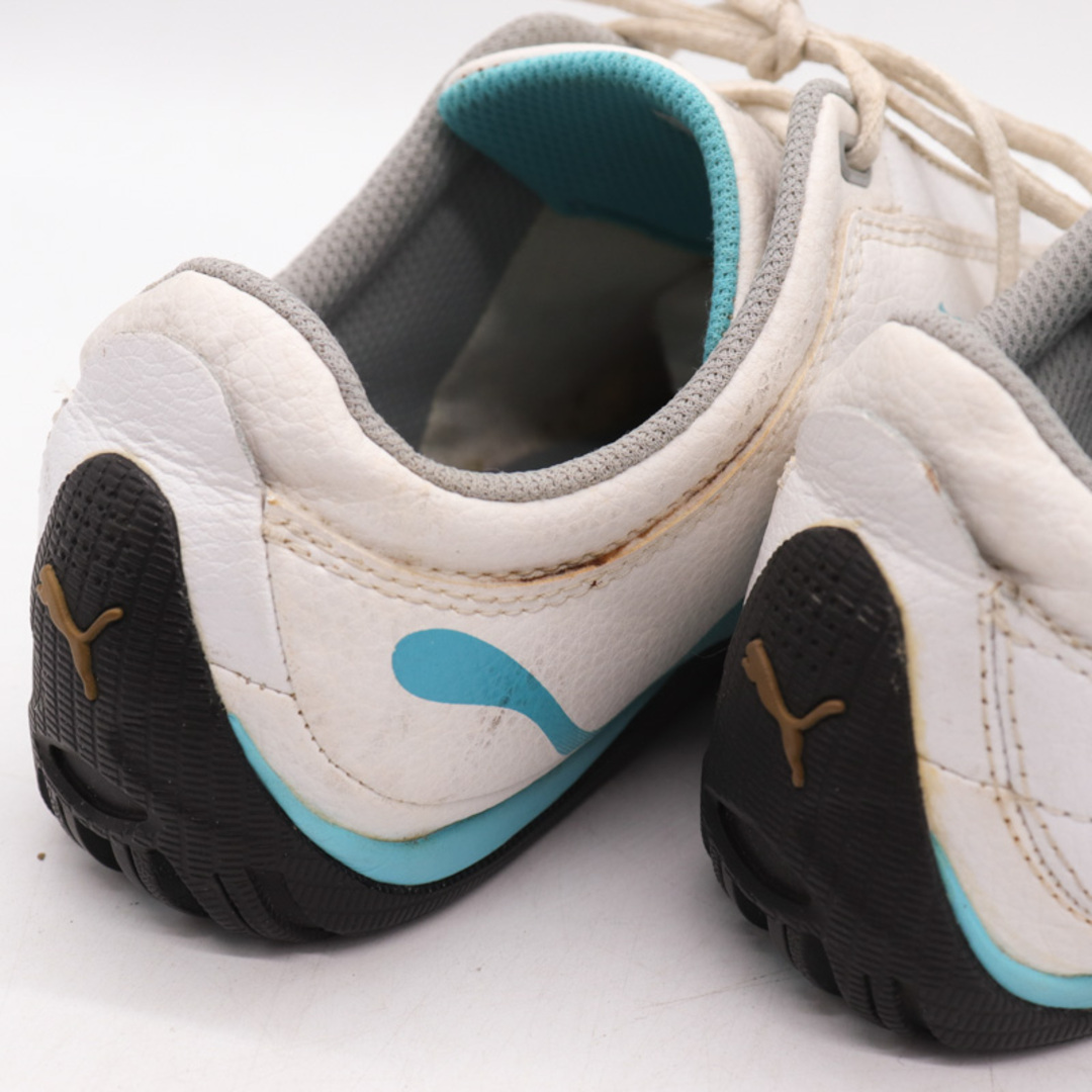 PUMA(プーマ)のプーマ スニーカー ローカット 靴 シューズ 白 レディース 24.5cmサイズ ホワイト PUMA レディースの靴/シューズ(スニーカー)の商品写真