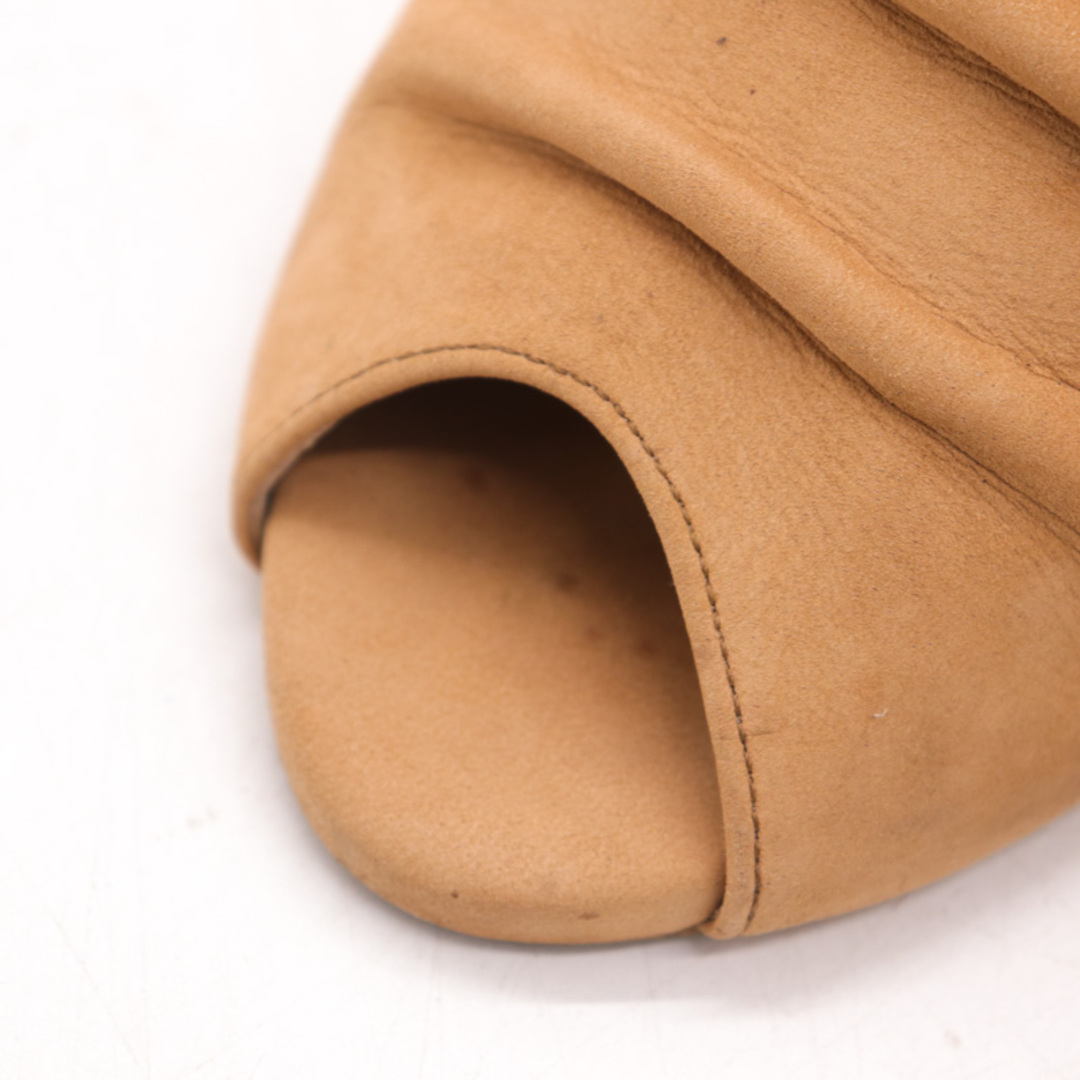 モード エ ジャコモ カリーノ ブーティ オープントゥ 靴 シューズ 日本製 レディース 22.5cmサイズ ブラウン MODE ET JACOMO carino レディースの靴/シューズ(ブーティ)の商品写真