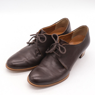アンドロジンヌ ドレスシューズ 本革 レザー 靴 日本製 レディース 37.5サイズ ブラウン Androgyne(ローファー/革靴)