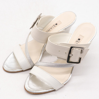 ダイアナ(DIANA)のダイアナ ストラップサンダル ミュール 靴 シューズ 日本製 白 レディース Sサイズ ホワイト DIANA(サンダル)