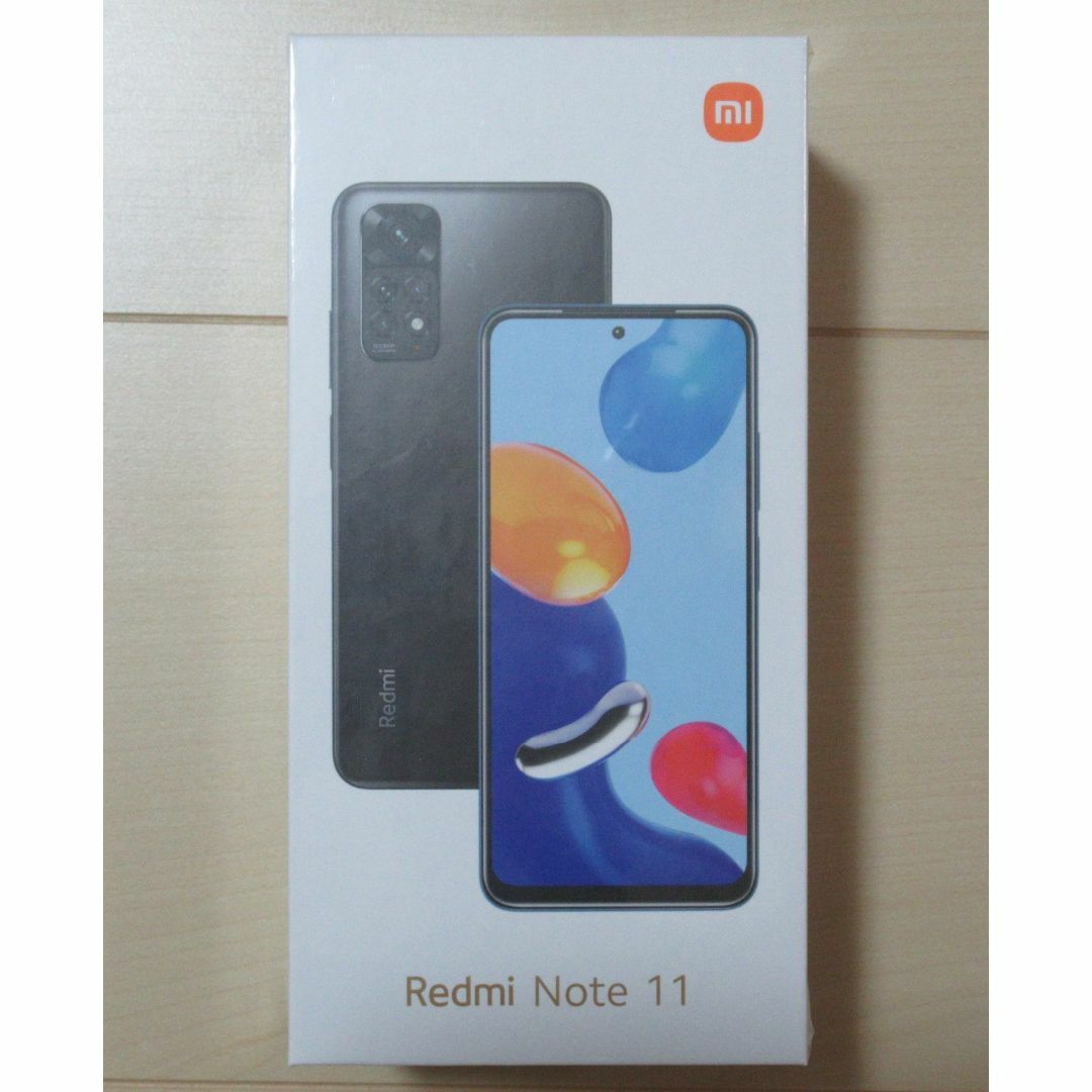 【未開封新品】Xiaomi Redmi Note 11 グラファイトグレー スマホ/家電/カメラのスマートフォン/携帯電話(スマートフォン本体)の商品写真