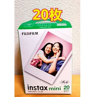 フジフイルム(富士フイルム)のFUJIFILM instax mini チェキ用フィルム 　フイルム　20枚(フィルムカメラ)