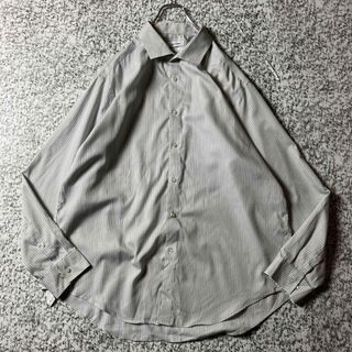カルバンクライン(Calvin Klein)の【グッドレギュラー】カルバンクライン　ピンストライプ　オーバーサイズL/Sシャツ(シャツ)
