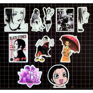 No.27  10枚セット NANA ナナ 矢沢あい 防水 ステッカー シール(キャラクターグッズ)