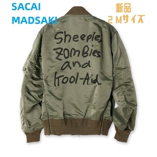 sacai - Sacai サカイ ライダースボンバージャケット ブルゾンの通販 ...