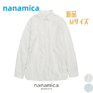 ナナミカ(nanamica)のnanamica Shirt ナナミカ ボタンダウンストライプシャツ M(シャツ)