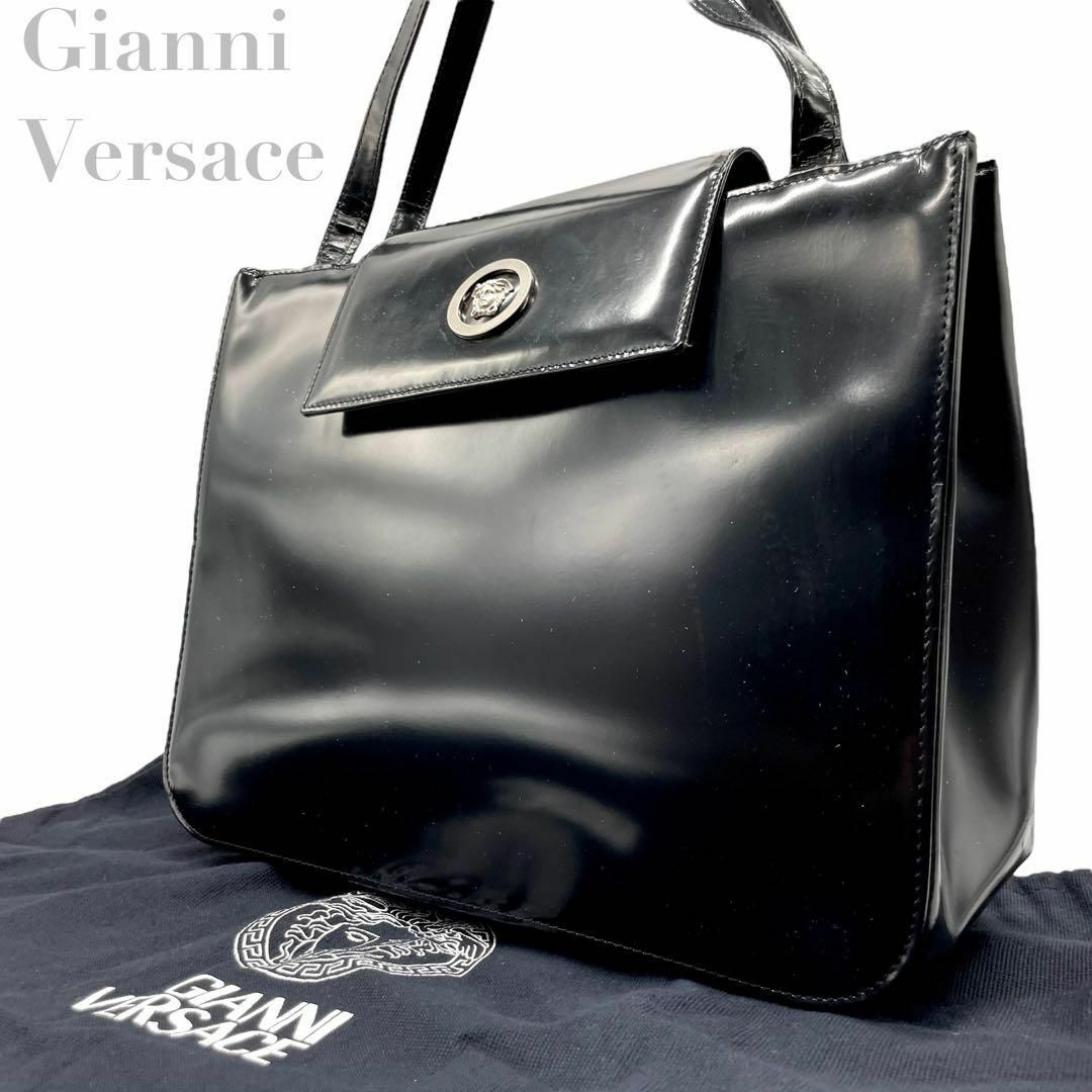 Gianni Versace(ジャンニヴェルサーチ)の美品　Gianni Versace ヴェルサーチ　トートバッグ　ワンショルダー レディースのバッグ(トートバッグ)の商品写真