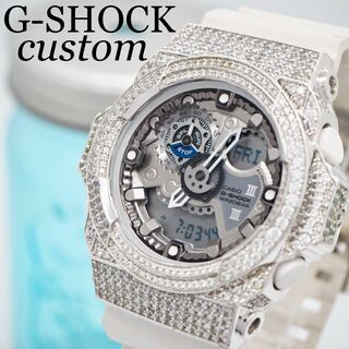 ジーショック(G-SHOCK)の393 CASIO G-SHOCK カスタム　メンズ腕時計　ダイヤ　フルカスタム(腕時計(デジタル))