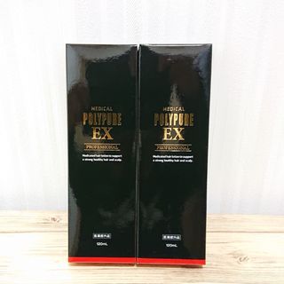 ＊新品・未開封＊薬用ポリピュアEX 育毛剤120ml 2本セット(その他)