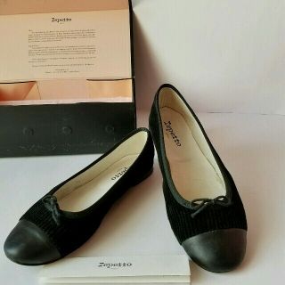 レペット(repetto)の【repetto】フラットシューズ黒(バレエシューズ)