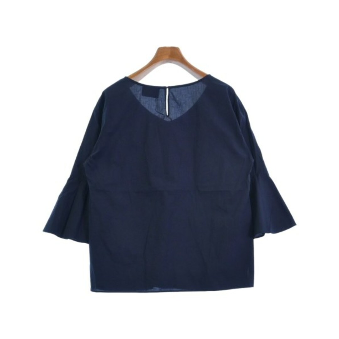 UNITED ARROWS(ユナイテッドアローズ)のUNITED ARROWS ユナイテッドアローズ ブラウス -(M位) 紺 【古着】【中古】 レディースのトップス(シャツ/ブラウス(長袖/七分))の商品写真