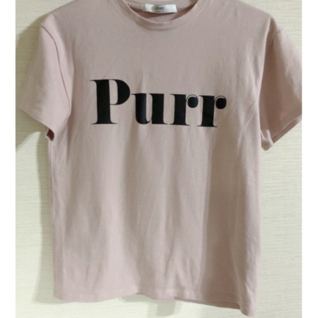 eimy istoire purr ロゴ Tシャツ　ピンク　トップス　完売