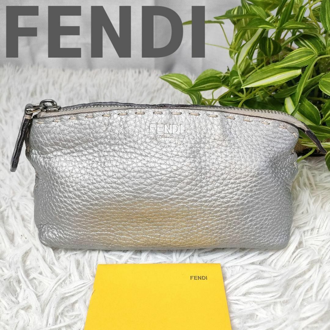 プレミアム フェンディ ポーチ レザー FENDI FENDI(フェンディ