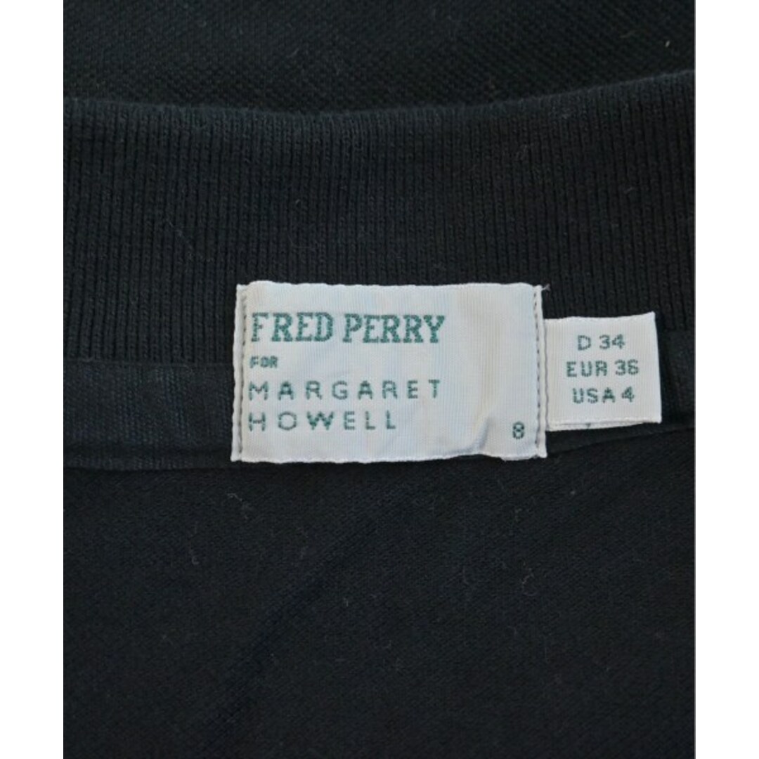 FRED PERRY(フレッドペリー)のFRED PERRY フレッドペリー ポロシャツ 36(S位) 黒 【古着】【中古】 レディースのトップス(ポロシャツ)の商品写真