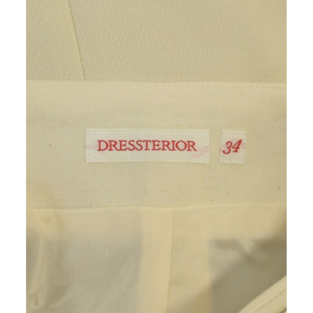 DRESSTERIOR(ドレステリア)のDRESSTERIOR ロング・マキシ丈スカート 34(XS位) 白 【古着】【中古】 レディースのスカート(ロングスカート)の商品写真