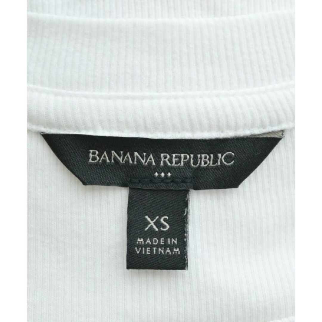 Banana Republic(バナナリパブリック)のBANANA REPUBLIC Tシャツ・カットソー XS 白 【古着】【中古】 レディースのトップス(カットソー(半袖/袖なし))の商品写真