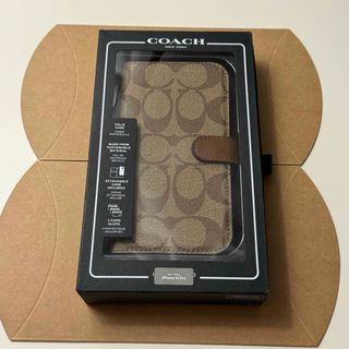 コーチ(COACH)の[新品] COACH iPhone14PRO 手帳型スマホケース(iPhoneケース)