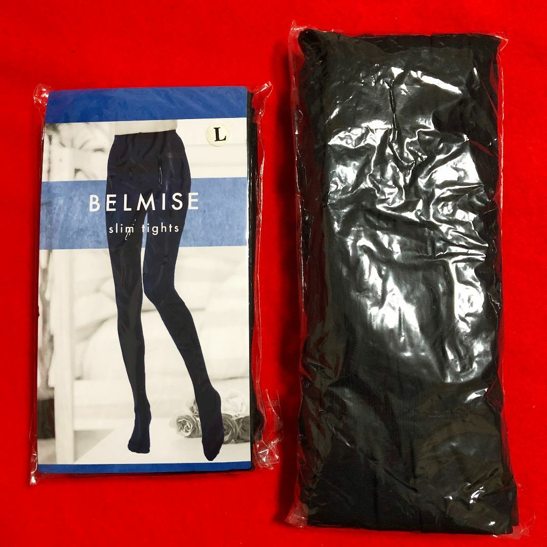 BELMISE☆ベルミススリムタイツL〜LLサイズ黒×2点 コスメ/美容のボディケア(フットケア)の商品写真