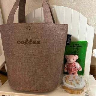 タリーズコーヒー(TULLY'S COFFEE)のタリーズ・トートバック、スカジャンベア、キャンディちゃん(ノベルティグッズ)