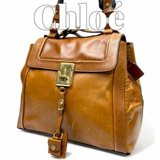 Chloe - クロエ CHLOE トートバッグ WOODY LOGO ラージ バスケット