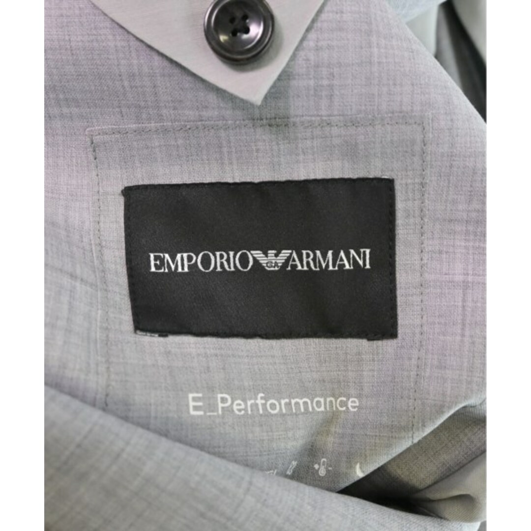 なし開閉EMPORIO ARMANI テーラードジャケット 46(M位) ライトグレー