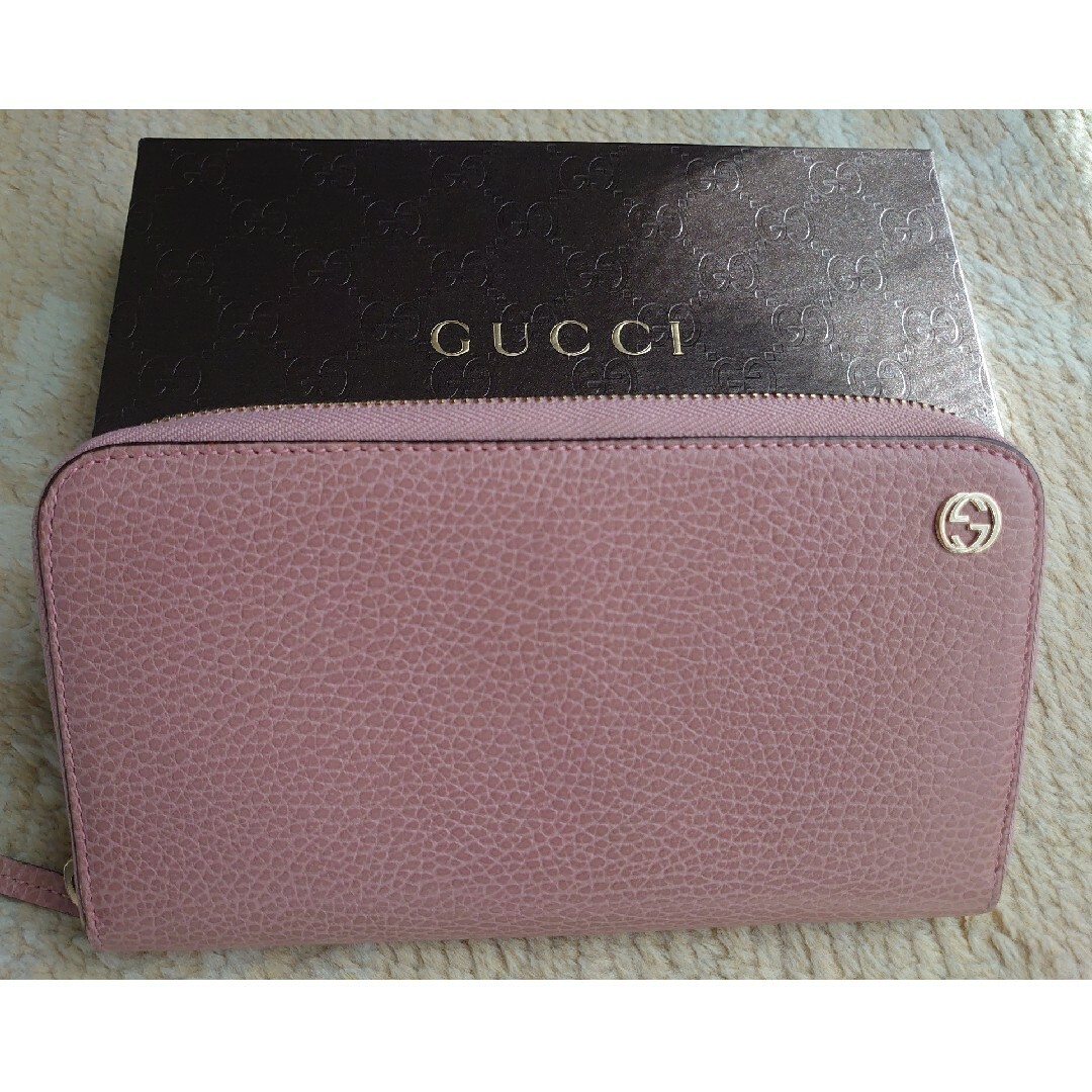 Gucci(グッチ)の☆期間限定値下げ☆GUCCI インターロッキングG ラウンドファスナー 長財布 レディースのファッション小物(財布)の商品写真