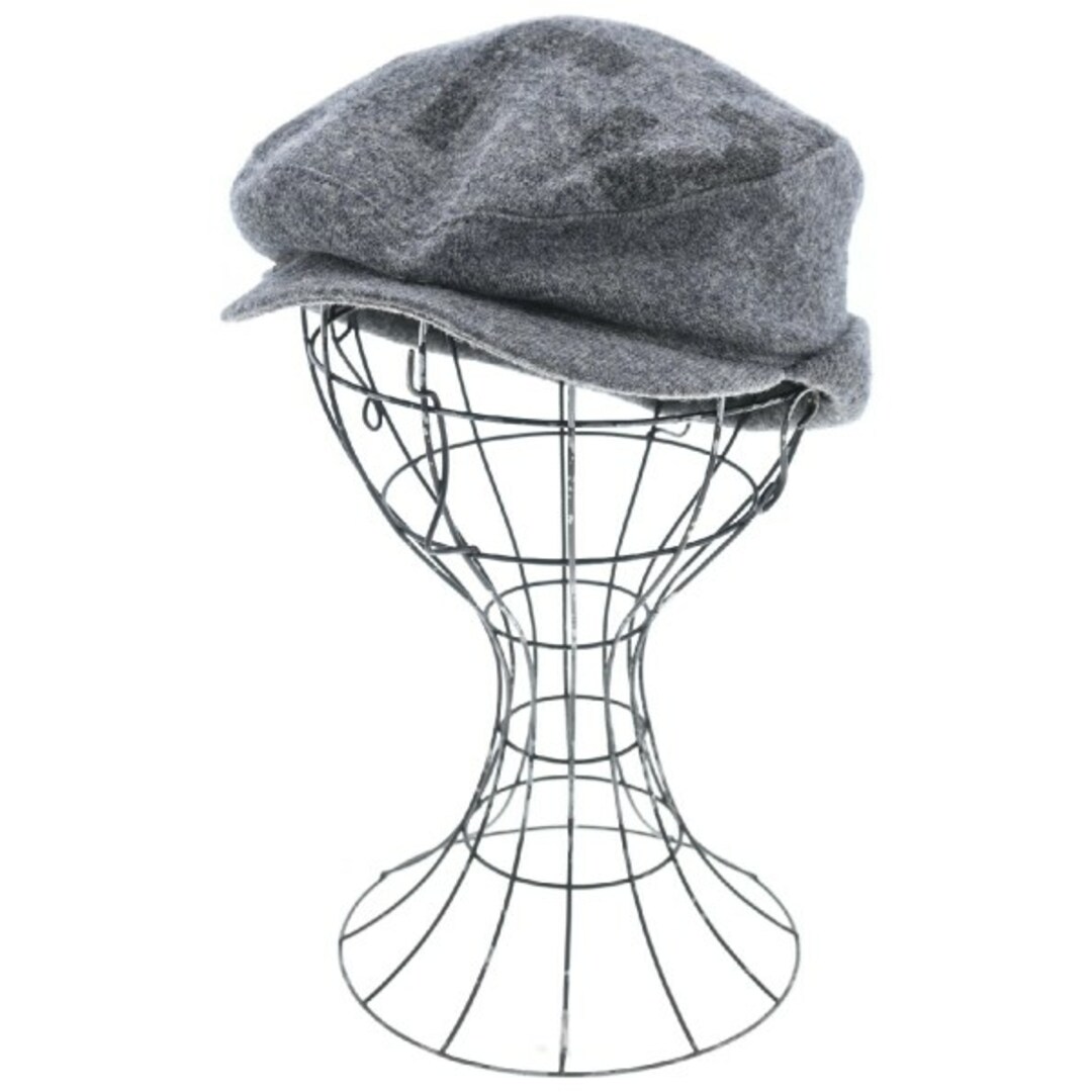 D&G(ディーアンドジー)のD&G ディー＆ジー ハンチング・ベレー帽 - グレー 【古着】【中古】 レディースの帽子(ハンチング/ベレー帽)の商品写真
