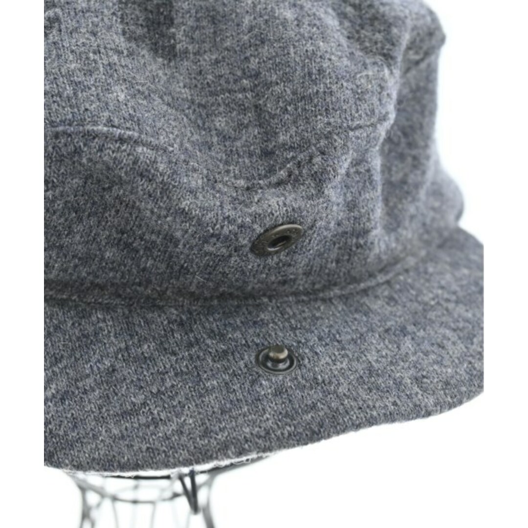 D&G(ディーアンドジー)のD&G ディー＆ジー ハンチング・ベレー帽 - グレー 【古着】【中古】 レディースの帽子(ハンチング/ベレー帽)の商品写真