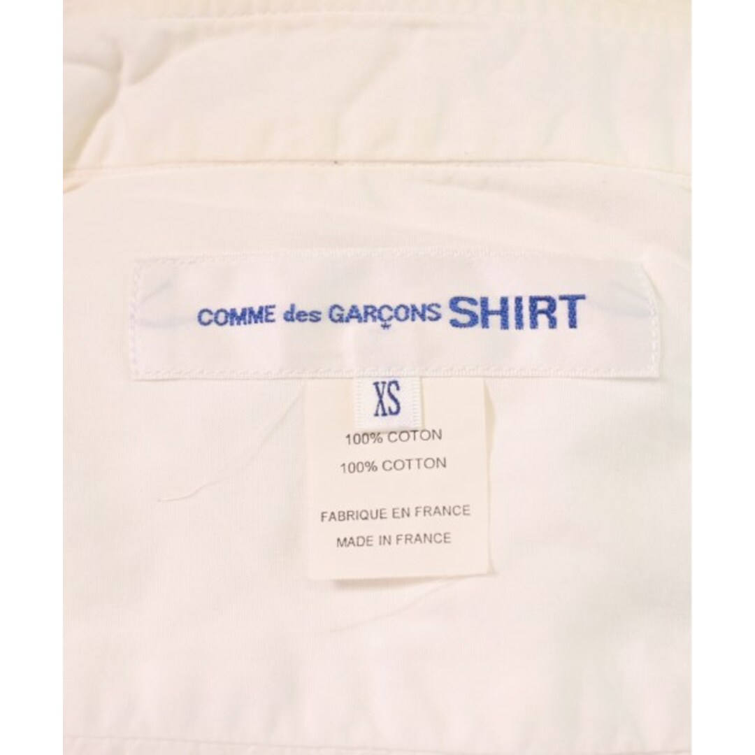 COMME des GARCONS SHIRT(コムデギャルソンシャツ)のCOMME des GARCONS SHIRT カジュアルシャツ XS 白 【古着】【中古】 メンズのトップス(シャツ)の商品写真