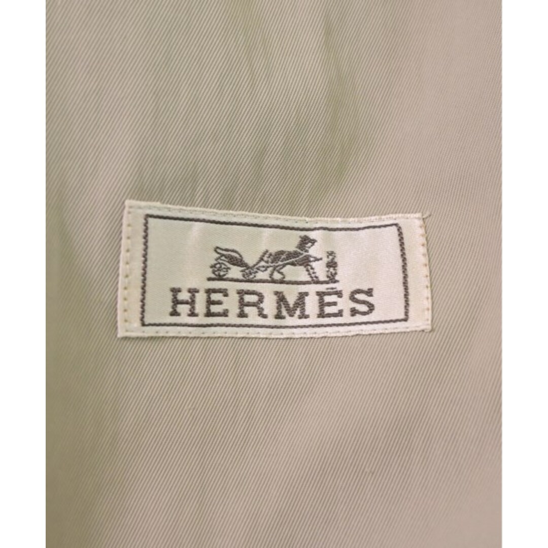 Hermes(エルメス)のHERMES エルメス コート 48(L位) 紺 【古着】【中古】 メンズのジャケット/アウター(その他)の商品写真