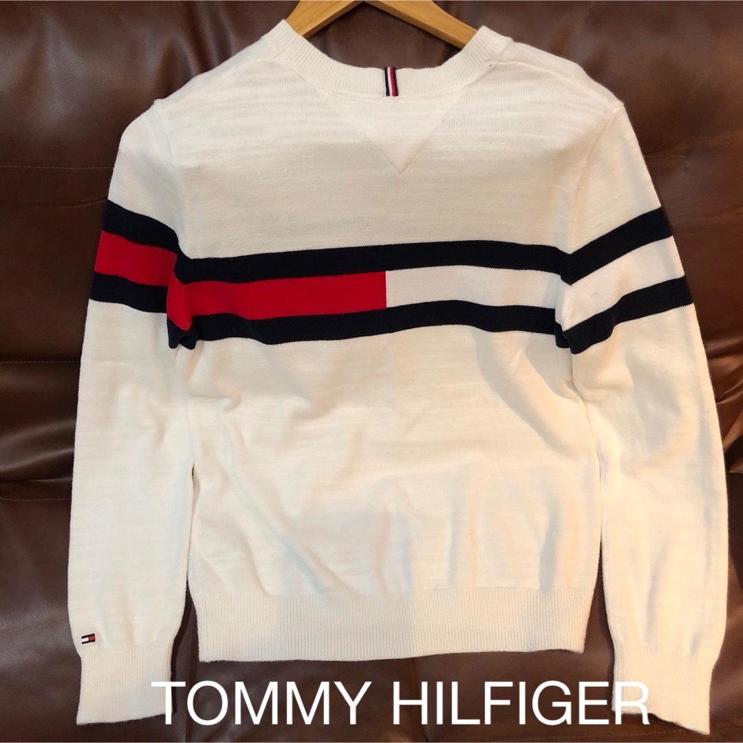 TOMMY HILFIGER  トミーヒルフィガー　コットンニット レディースのトップス(ニット/セーター)の商品写真