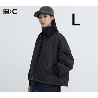 ユニクロ(UNIQLO)のUNIQLO C （ユニクロ）パフテックブルゾン　ブラック(ブルゾン)