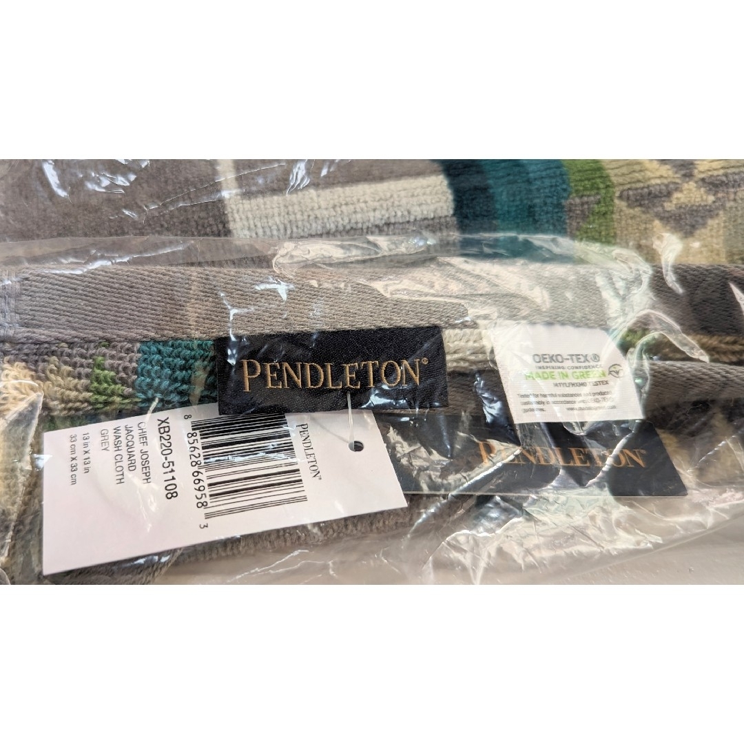 PENDLETON(ペンドルトン)のペンドルトン JACQUARD WASH TOWEL タオルハンカチ グレー系 メンズのファッション小物(ハンカチ/ポケットチーフ)の商品写真