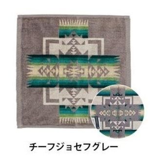 ペンドルトン(PENDLETON)のペンドルトン JACQUARD WASH TOWEL タオルハンカチ グレー系(ハンカチ/ポケットチーフ)