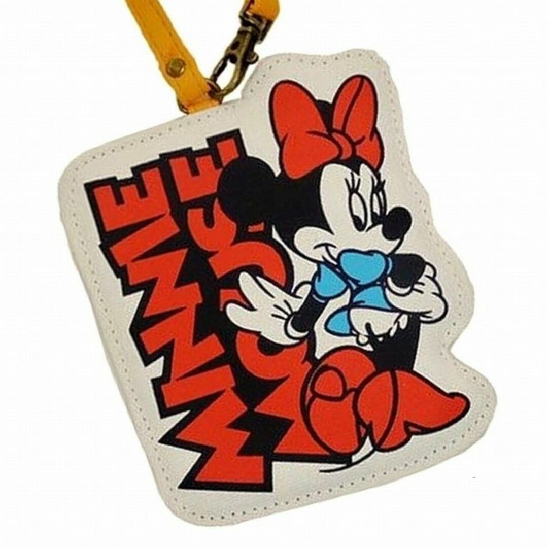 Disney(ディズニー)のディズニー：ミニーマウス MINNIE ダイカット 帆布の片面パスケース レディースのファッション小物(名刺入れ/定期入れ)の商品写真