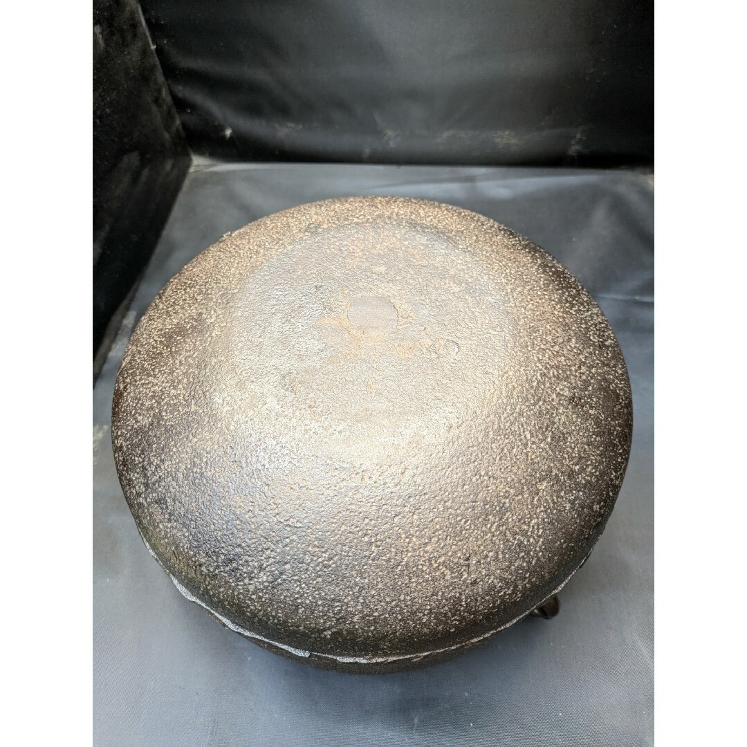 ☆b129、茶道具 釜師 須藤浄義 阿弥陀釜 金属工芸 ☆b129、茶道具 釜師 須藤浄義 阿弥陀釜 金属工芸