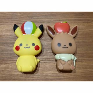 ポケモン(ポケモン)のポケモン　ピカチュウのぺちゃ　イーブイのぺちゃ(キャラクターグッズ)