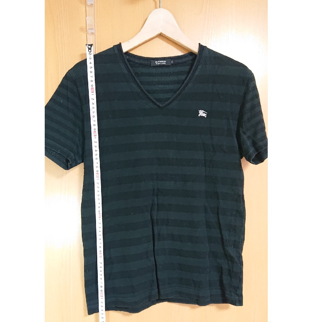 BURBERRY BLACK LABEL(バーバリーブラックレーベル)のBURBERRY BLACK LABEL 半袖 Tシャツ ボーダー サイズ2 メンズのトップス(シャツ)の商品写真