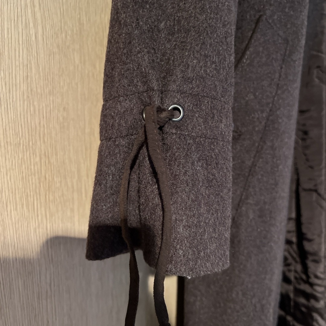 茶色いコート　古着 レディースのジャケット/アウター(ロングコート)の商品写真