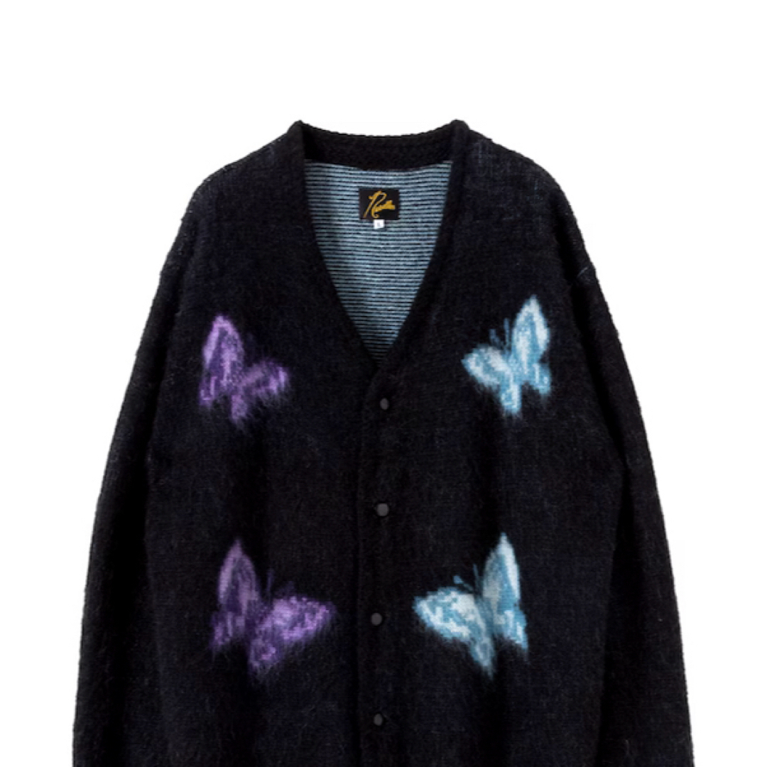 NEEDLES 23aw別注 Mohair Cardigan Papillon…メンズ