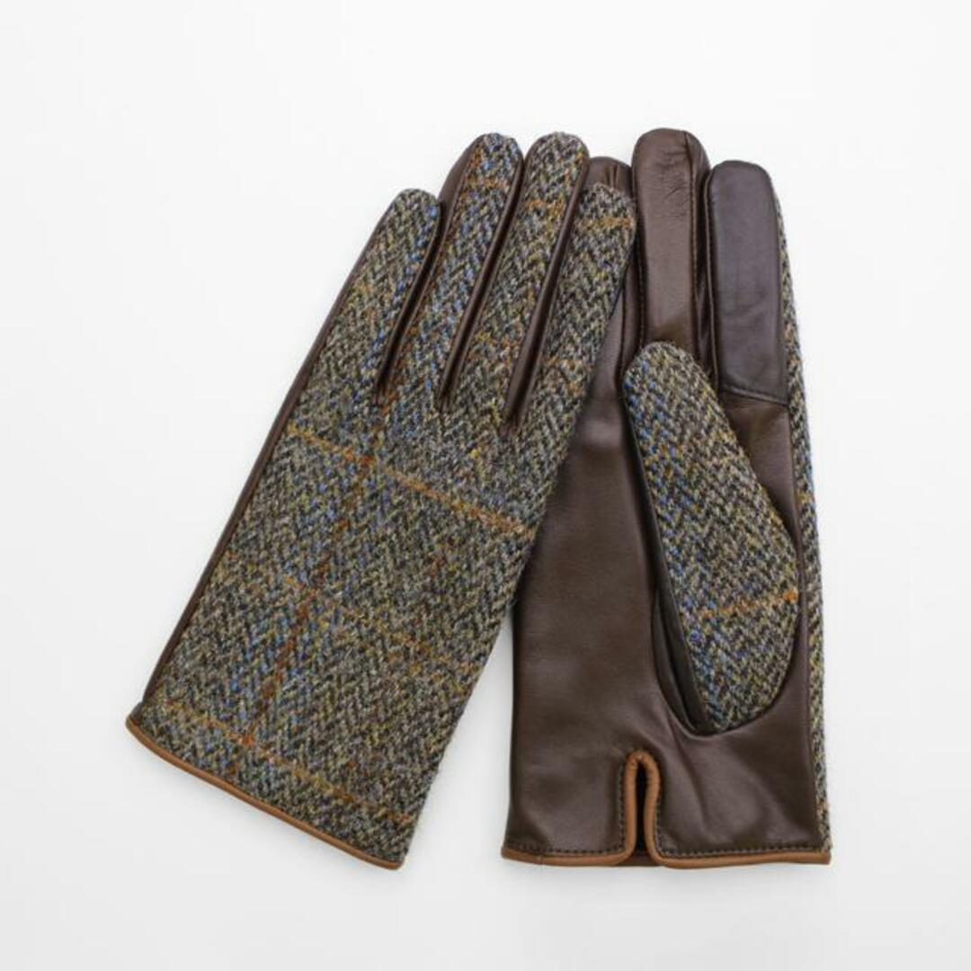 WOMEN Harris Tweed グローブ スクワラン加工 抗菌機能 レディースのファッション小物(手袋)の商品写真