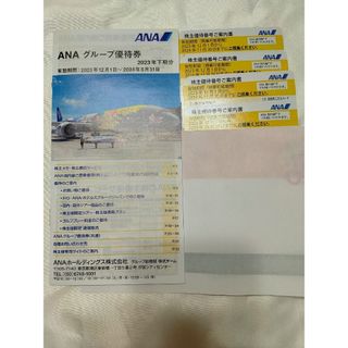 エーエヌエー(ゼンニッポンクウユ)(ANA(全日本空輸))の株主優待　ANA 航空券4枚　グループ優待券付(その他)