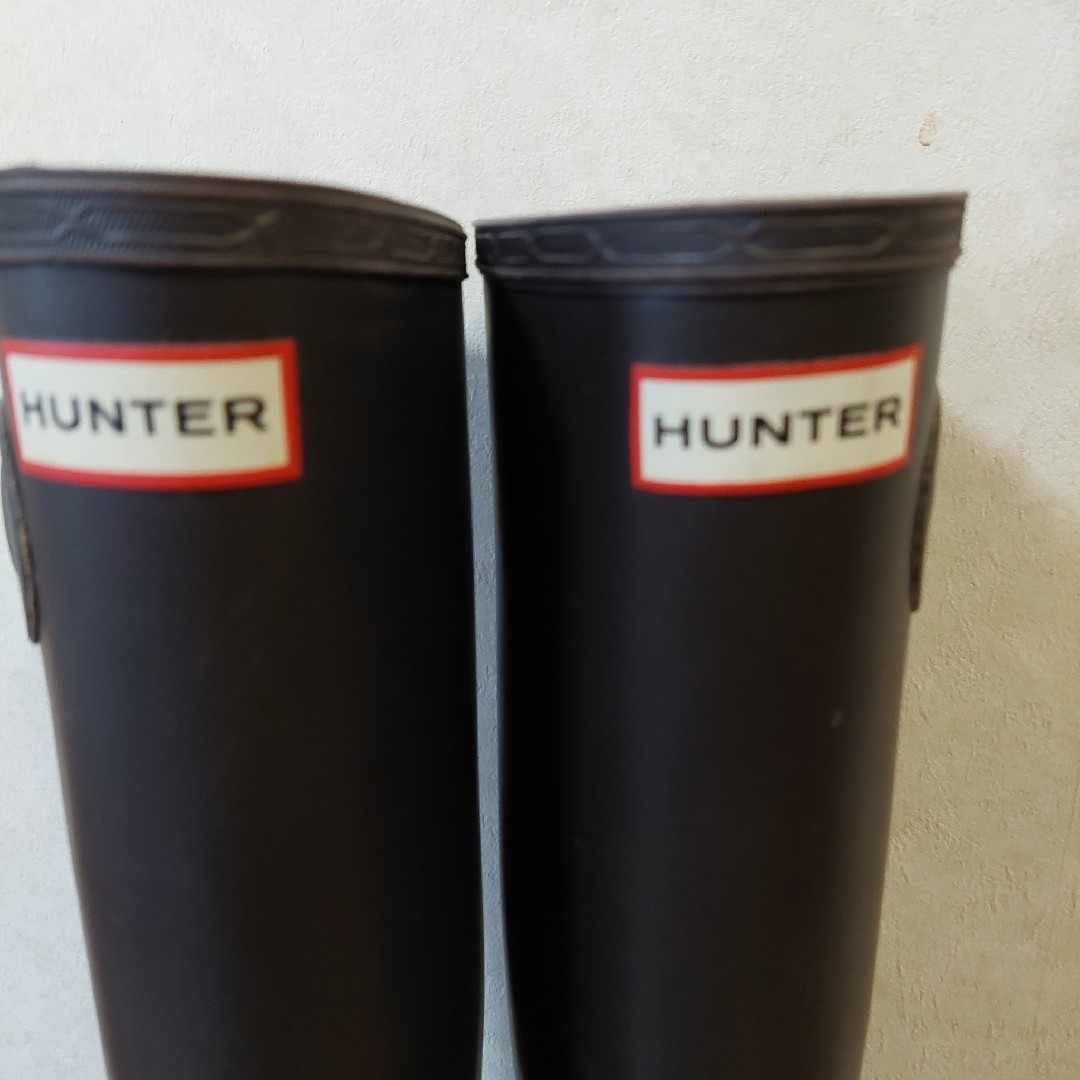 HUNTER(ハンター)のHUNTER　ロングレインブーツ　サイズUK6、EU39(中古品) レディースの靴/シューズ(レインブーツ/長靴)の商品写真