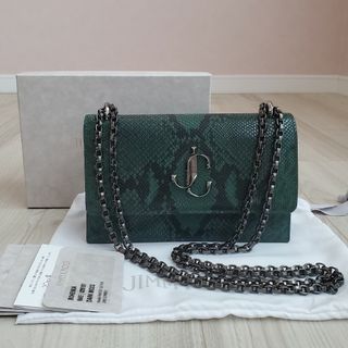 ジミーチュウ(JIMMY CHOO)の未使用同様ジミーチュウBOHEMIAボヘミアJCロゴ2wayショルダーバッグ(ショルダーバッグ)