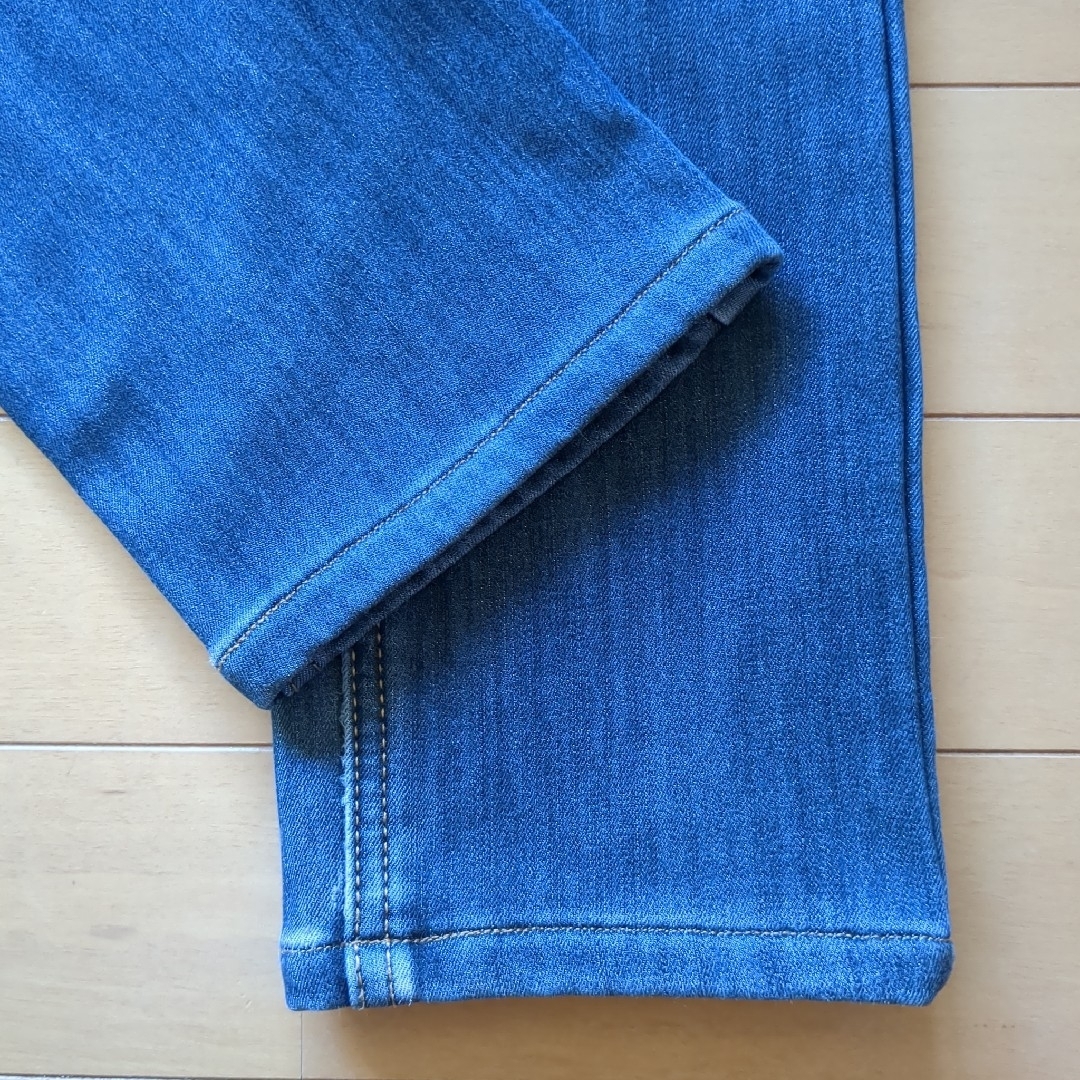 NAVY(ネイビー)のNAVY JEANS 27(58cm）厚手裏起毛暖か　ストレッチデニムパンツ レディースのパンツ(デニム/ジーンズ)の商品写真