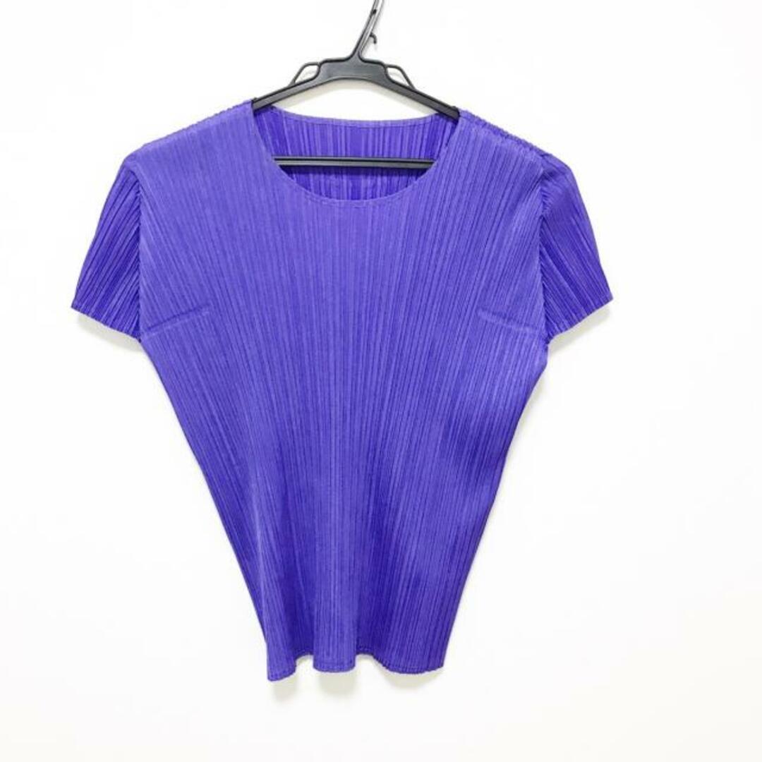 PLEATS PLEASE ISSEY MIYAKE(プリーツプリーズイッセイミヤケ)のプリーツプリーズ 半袖カットソー 3 L - レディースのトップス(カットソー(半袖/袖なし))の商品写真