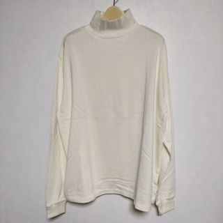 アルヴァナ(alvana)のalvana ACS-0093 ULTIMATE WIDE TURTLE NECK サイズ2 定価12100円 長袖Ｔシャツ カットソー ロンＴ アイボリー メンズ アルヴァナ【中古】3-1203M∞(Tシャツ/カットソー(七分/長袖))